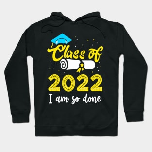 Class of  senior college high school grad im Hoodie